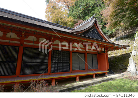 Autumn Tanzan Shrine Main shrine Tonomine, Sakurai City, Nara Prefecture Autumn Tanzan Shrine Main shrine Tonomine, Sakurai City, Nara Prefecture 84111346