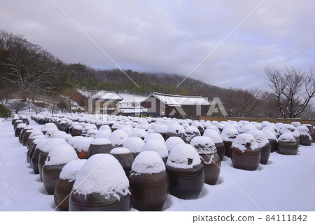 梁山通度寺 Seounam 雪景 84111842