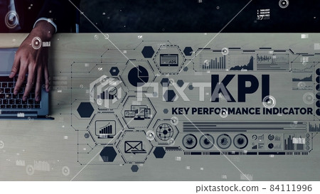 KPI Key Performance Indicator for Business conceptual 84111996