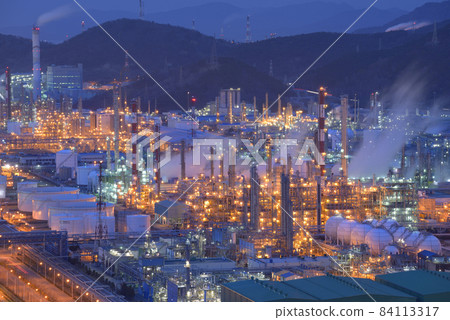 麗水工業園區夜景 麗水工業園區夜景 84113317