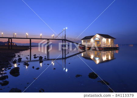 Night view of Sacheon Silan Line Sangkafe 84113379