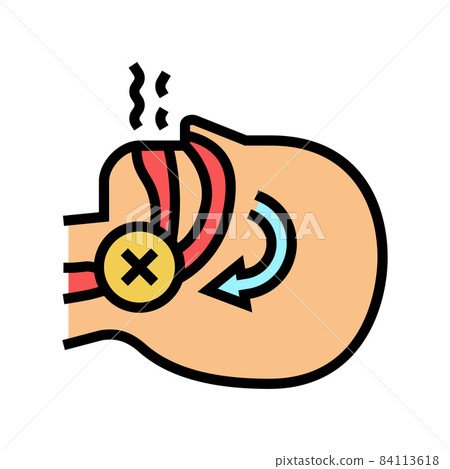 sleep apnea color icon vector illustration sleep apnea color icon vector illustration 84113618