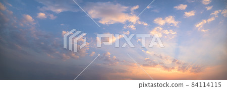 The sky and clouds in the evening The sky and clouds in the evening 84114115