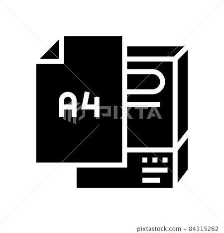 a4 paper format glyph icon vector illustration a4 paper format glyph icon vector illustration 84115262