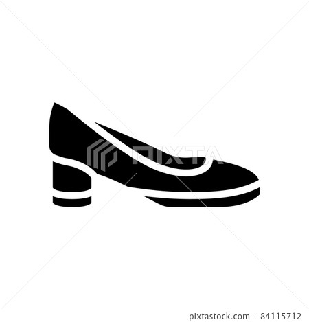 shoe female glyph icon vector illustration shoe female glyph icon vector illustration 84115712