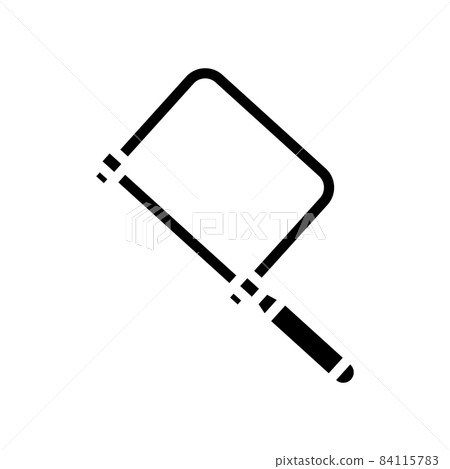 coping saw carpenter tool glyph icon vector illustration coping saw carpenter tool glyph icon vector illustration 84115783