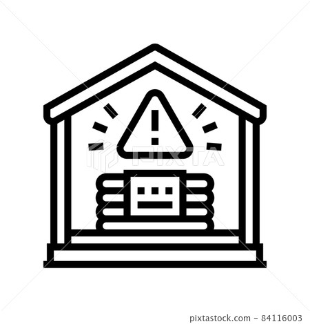 controlled implosions dynamite line icon vector illustration controlled implosions dynamite line icon vector illustration 84116003