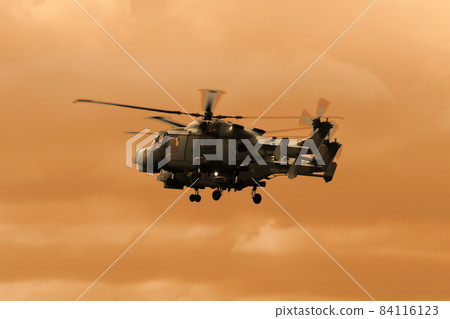 Royal Navy Wildcat HMA2 formation flight 84116123