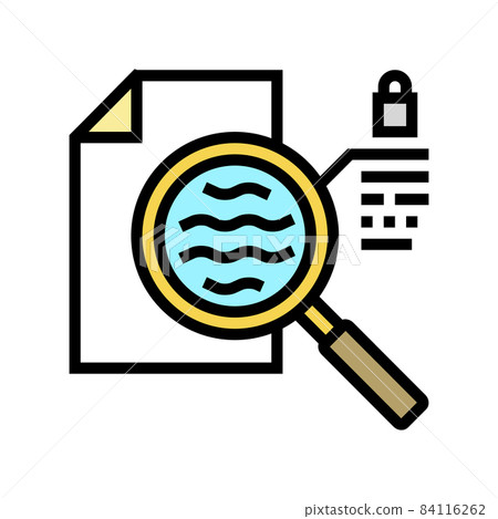 watermarked paper sheet color icon vector illustration watermarked paper sheet color icon vector illustration 84116262