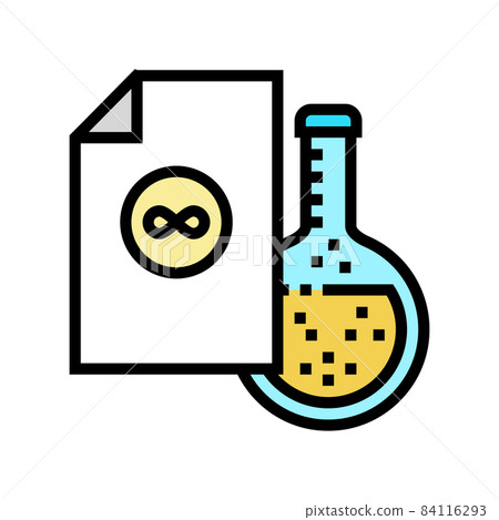 acid-free paper sheet color icon vector illustration acid-free paper sheet color icon vector illustration 84116293