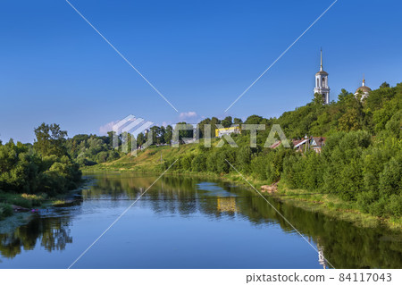 Tvertsa River in Torzhok , Russia 84117043