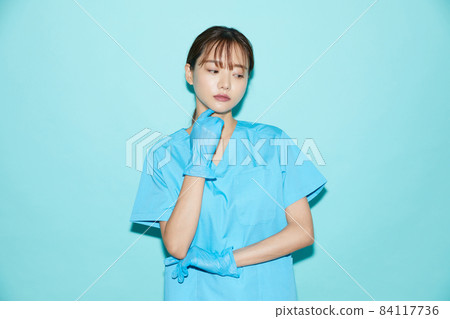 Young female medical medical Young female medical medical 84117736