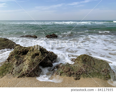 Rocks on the shores of the Mediterranean Sea Rocks on the shores of the Mediterranean Sea 84117935