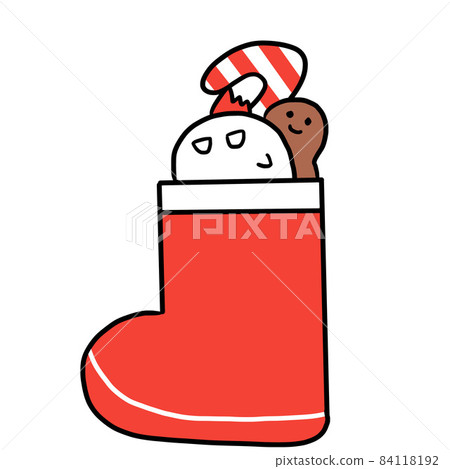 Chicken in Christmas socks Chicken in Christmas socks 84118192