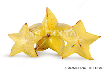 Three slices of carom side by side 84118380