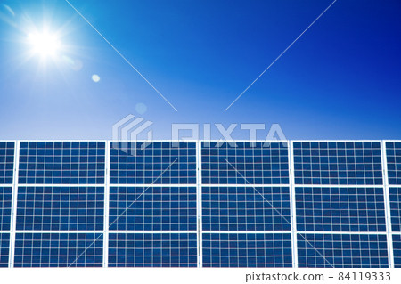 Solar panels and blue sky 84119333