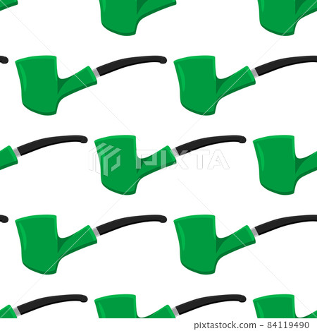 Irish holiday St Patrick day, seamless smoking pipes 84119490