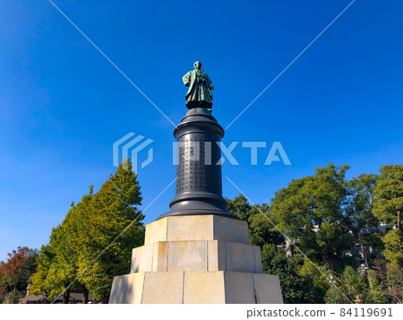 東京九段靖國神社的大村益次郎雕像 東京九段靖國神社的大村益次郎雕像 84119691