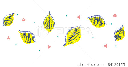 葉圖(黃藍) 葉圖(黃藍) 84120155