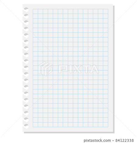 check notebook paper - Stock Illustration [84122338] - PIXTA