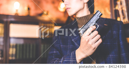 拿著槍的男人 84124398