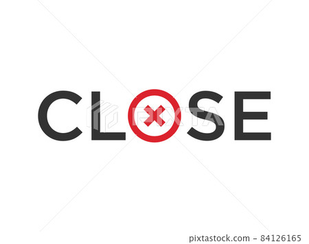 Close icon vector sign. Cancel symbol web design. Error, denied, avoid or wrong data button. Close icon vector sign. Cancel symbol web design. Error, denied, avoid or wrong data button. 84126165