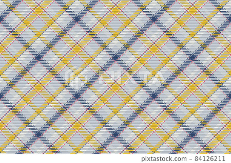 Seamless pattern of scottish tartan plaid. Christmas background with check fabric texture. Vector backdrop striped textile print. 84126211