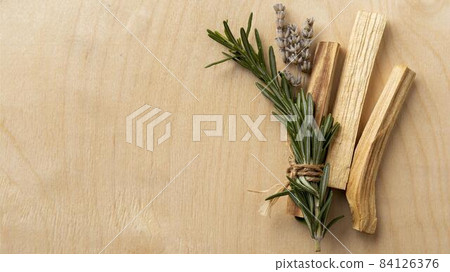 copy space leaves wooden sticks. High quality beautiful photo concept 84126376