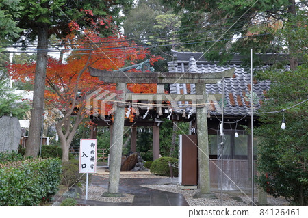 Torii of the shrine (Hakusangu, Nisshin City, Aichi Prefecture) Torii of the shrine (Hakusangu, Nisshin City, Aichi Prefecture) 84126461