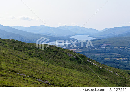 Views towards Fort William from Ben Nevis - Scotland 84127311