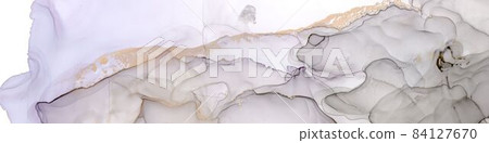 Alcohol Ink Mixing. Colorful Liquid Illustration. 84127670