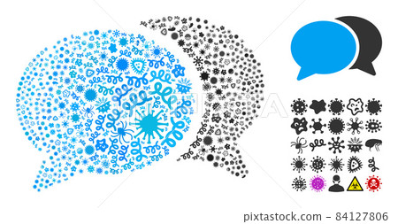 Composition Forum Chat Icon of Infectious Microbes Composition Forum Chat Icon of Infectious Microbes 84127806