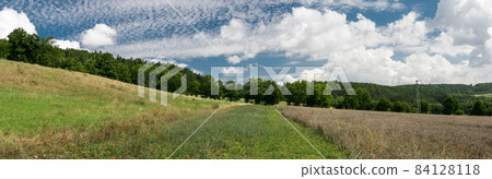 Scenic view at the German countryside over farmland 84128118