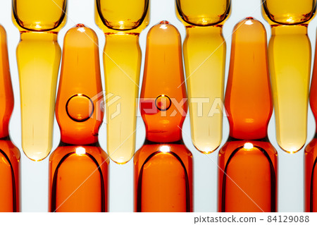 Medical background of ampule vials for injections Medical background of ampule vials for injections 84129088