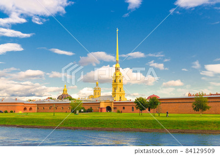 The Peter and Paul Fortress, Saints Peter and Paul Cathedral Orthodox church gold spire 84129509