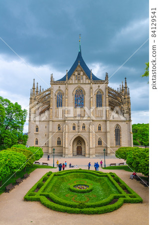 Saint Barbara's Church Cathedral of St Barbara Roman Catholic church Gothic style building in Kutna Hora Saint Barbara's Church Cathedral of St Barbara Roman Catholic church Gothic style building in Kutna Hora 84129541