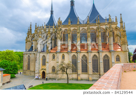 Saint Barbara's Church Cathedral of St Barbara Roman Catholic church Gothic style building in Kutna Hora Saint Barbara's Church Cathedral of St Barbara Roman Catholic church Gothic style building in Kutna Hora 84129544