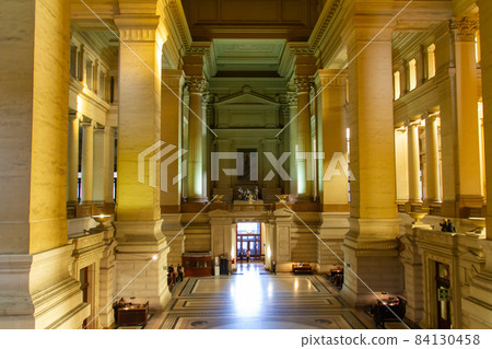 Belgium, Brussels, interior of the Palais de Justice 84130458