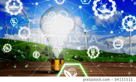 Conceptual environmental conservation and sustainable ESG development 84131511