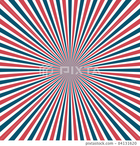 Sun rays striped background in colours of USA... - Stock Illustration ...