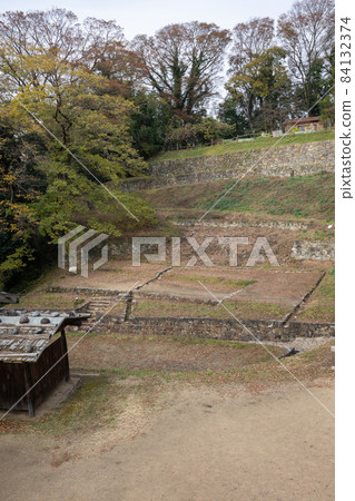 歷史遺跡 金山城跡 從南庫魯瓦到三之丸 84132374