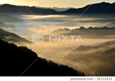 Sea of clouds in Nosakogawa village　 84133431