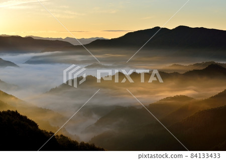Sea of clouds in Nosakogawa village　 84133433