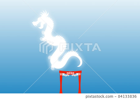 Image of dragon and gate Image of dragon and gate 84133836