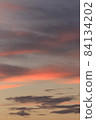 The sunrise that comes in the early morning of summer 84134202
