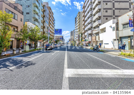 Cityscape of Kawasaki, Kanagawa Prefecture Nishiguchi Odori 84135964