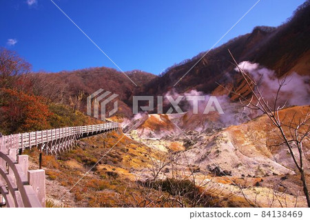 Jigokudani of Noboribetsu Onsen Jigokudani of Noboribetsu Onsen 84138469