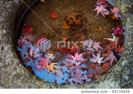 紅葉時節,清流竹造國的河流景色 紅葉時節,清流竹造國的河流景色 84139848