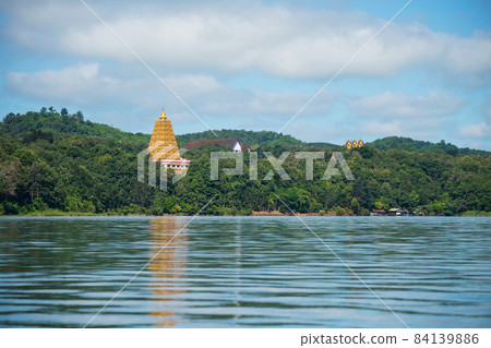 Bodhgaya and Wang Wiwekaram, Sangkhlaburi 84139886