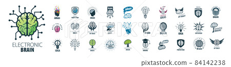 A set of vector logos Idea on a white background 84142238